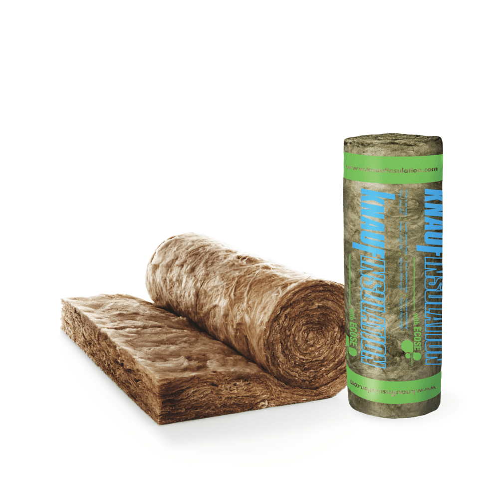 მინერალური ბამბა რულონი Knauf (TR 040) Alu 50x1200x10000 მმ 12 მ² — მინაბამბა